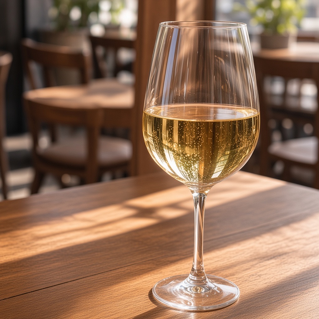 Glass of white wine