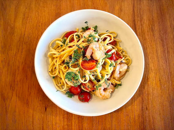 Prawn Linguine