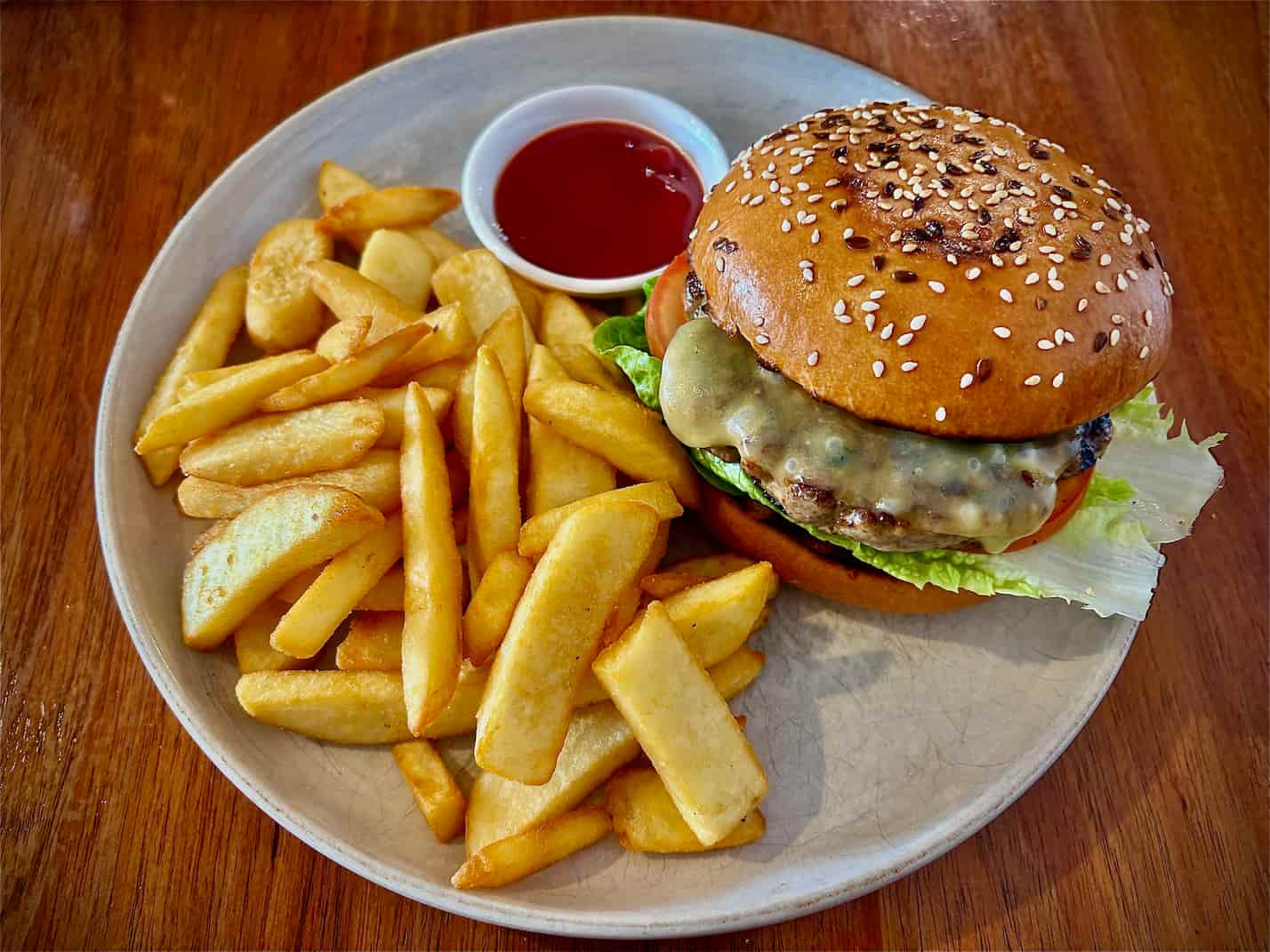 Wagyu Beef Burger & Chips
